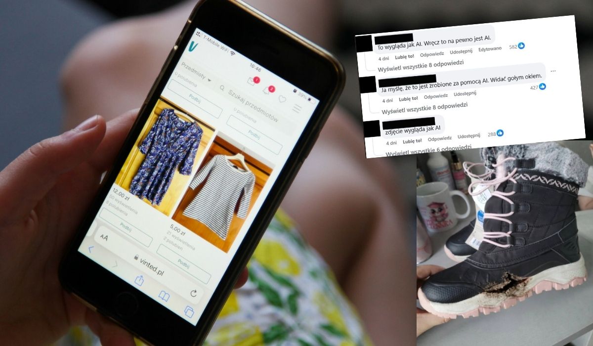 Oszuści na Vinted zaczęli używać zdjęć przerobionych w AI do swoich przekrętów