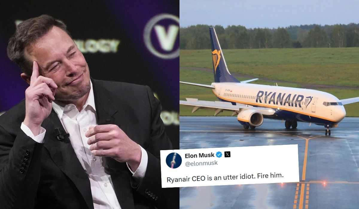 Spór o Starlinki: szef Ryanaira nazwał Muska idiotą, a Musk szefa Ryanaira kompletnym idiotą