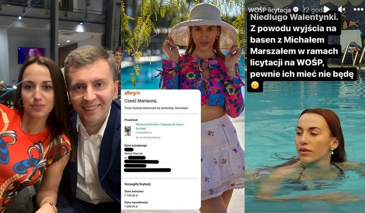 Poseł Schreiber ma żal do żony, Marianny, że będzie pływała z lewakiem z Tygodnika NIE