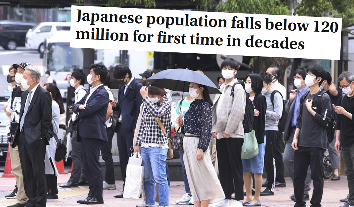 Japonia drugim najstarszym narodem świata, średnia wieku to 49 lat