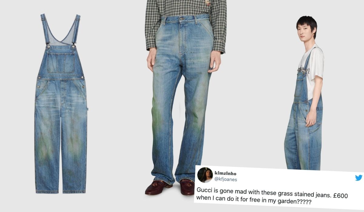 Gucci sprzedaje brudne dżinsy za prawie 5 tysięcy złotych