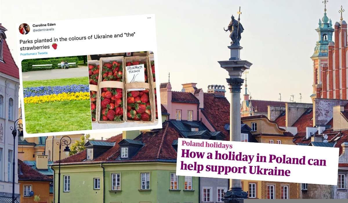 Guardian namawia do wakacji w Polsce, bo wydając pieniądze, można wspomóc tych, którzy pomagają uchodźcom