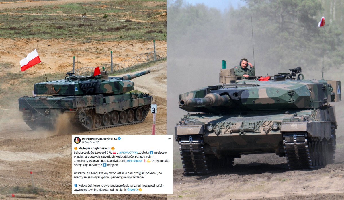 Polscy czołgiści zgarnęli 1. miejsce w międzynarodowych zawodach na Łotwie