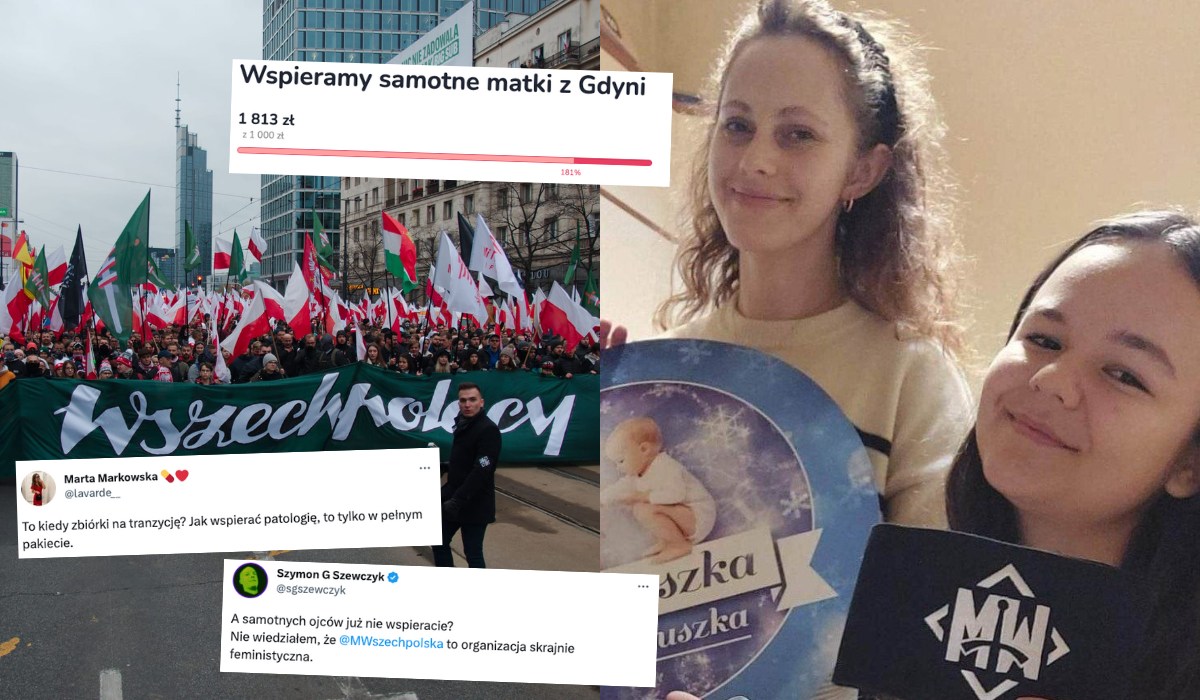 Młodzież Wszechpolska krytykowana za feminizm, bo chce pomagać samotnym matkom