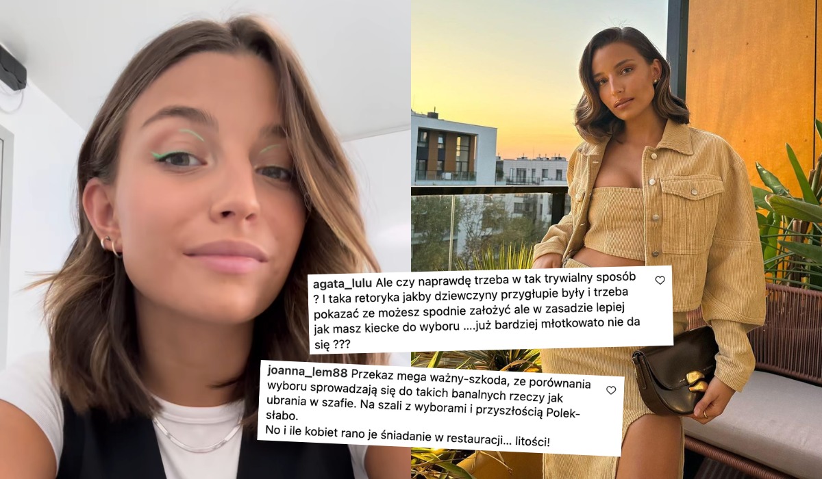 Julia Wieniawa krytykowana za porównywanie wyborów do pójścia na zakupy