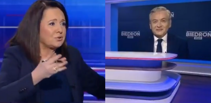 Danuta Holecka zaskoczyła na antenie TVP Biedronia promując tolerancję