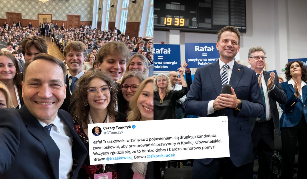 Będą prezydenckie prawybory w KO, Sikorski będzie rywalizował z Trzaskowskim