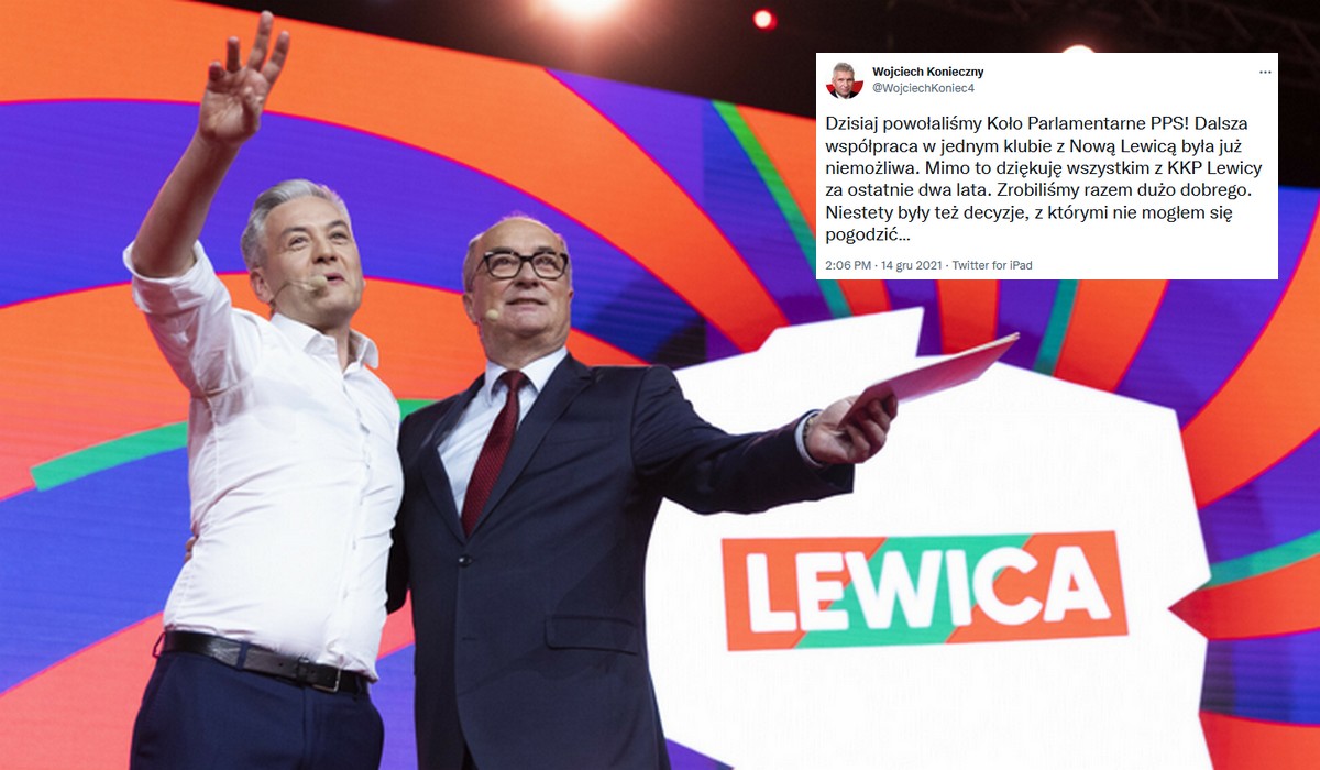 Lewica znowu umacnia się poprzez podział i pięcioro parlamentarzystów sobie odeszło