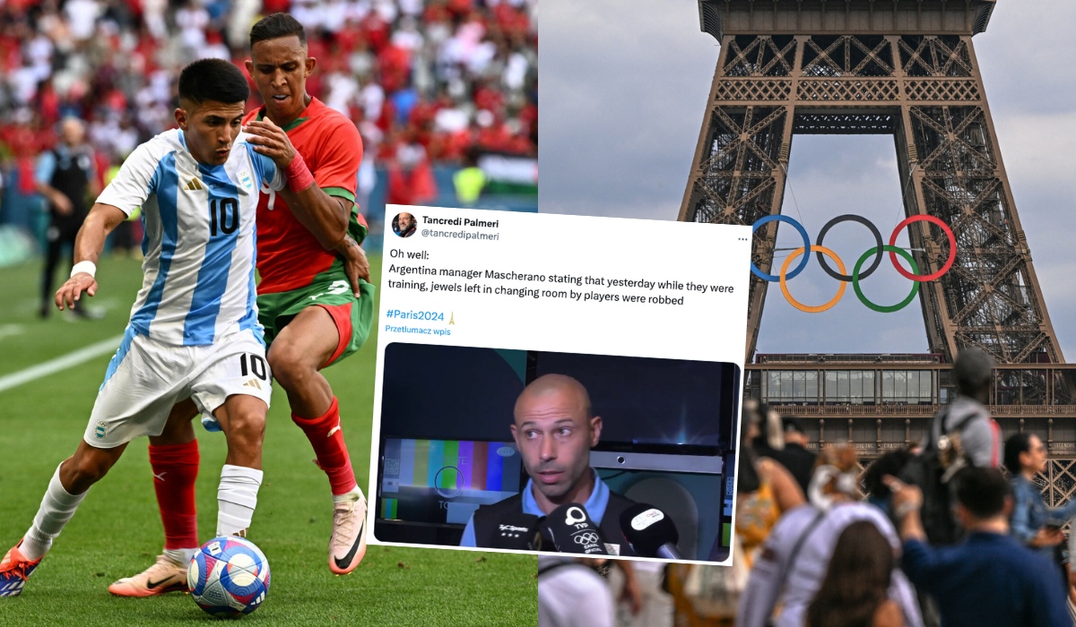 Igrzyska w Paryżu: podczas treningu piłkarzy Argentyny ktoś wszedł sobie do szatni i ich okradł