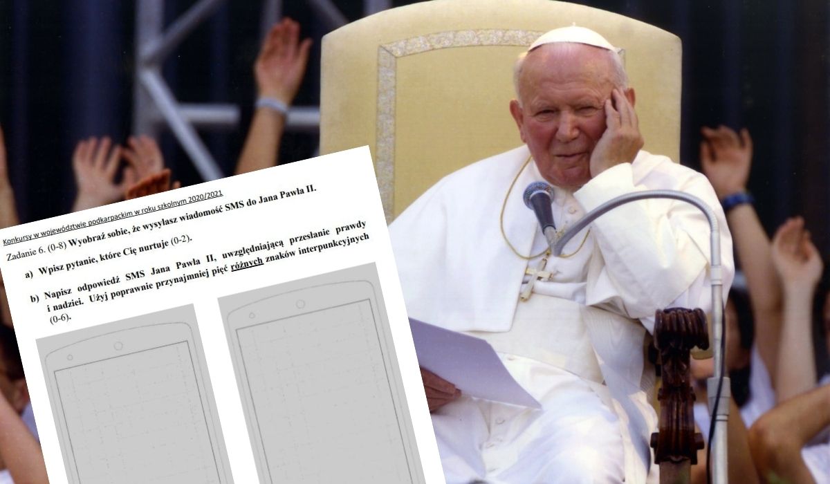 Uczniowie musieli napisać SMS do Jana Pawła II na olimpiadzie z języka polskiego