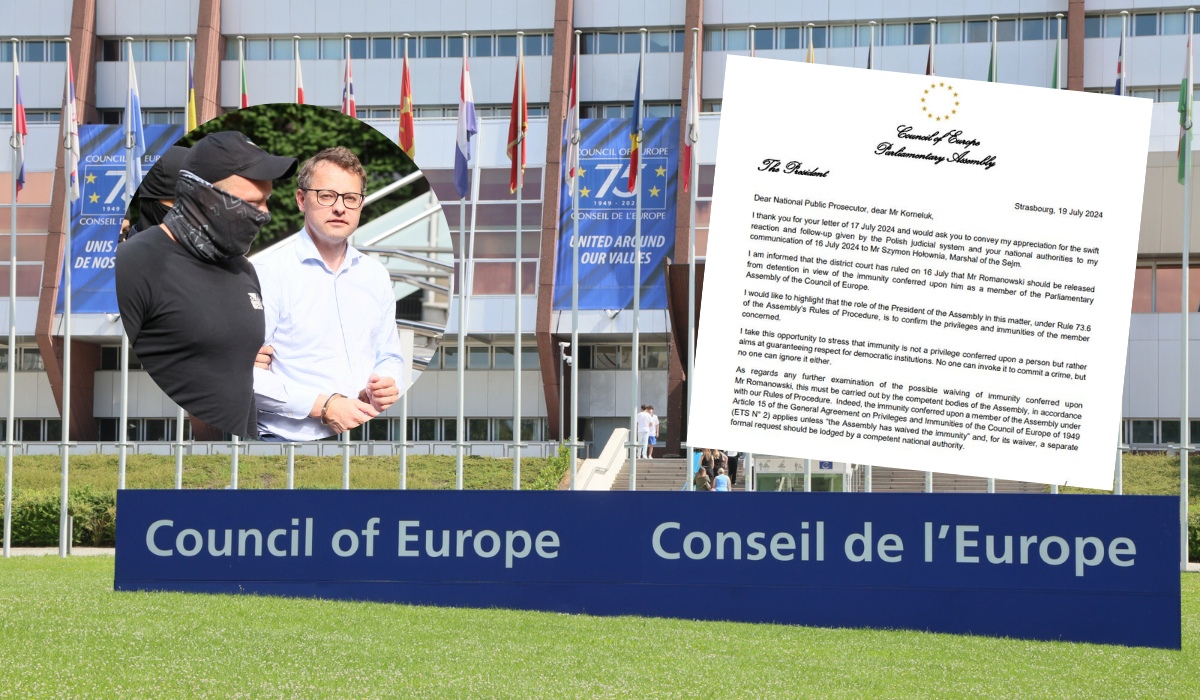 Rada Europy poucza prokuraturę, że nie można działać "na przypale albo wcale", tylko zgodnie z procedurami