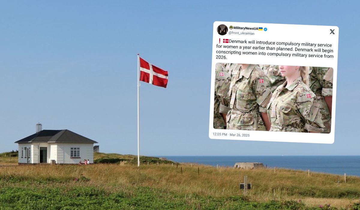 Dania doszła do wniosku, że przyśpieszy pobór mężczyzn i kobiet, tak na wszelki wypadek