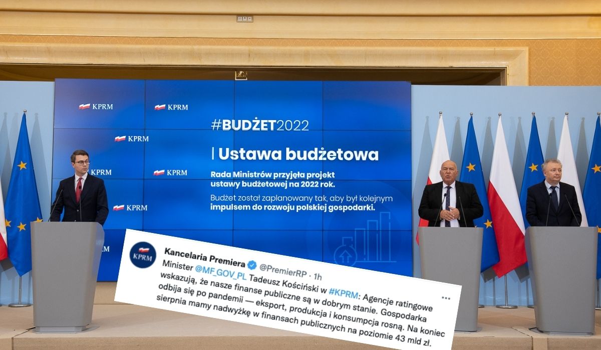 Minister finansów chwali stan gospodarki i mówi, że za sierpień mieliśmy 43 miliardy nadwyżki w finansach publicznych