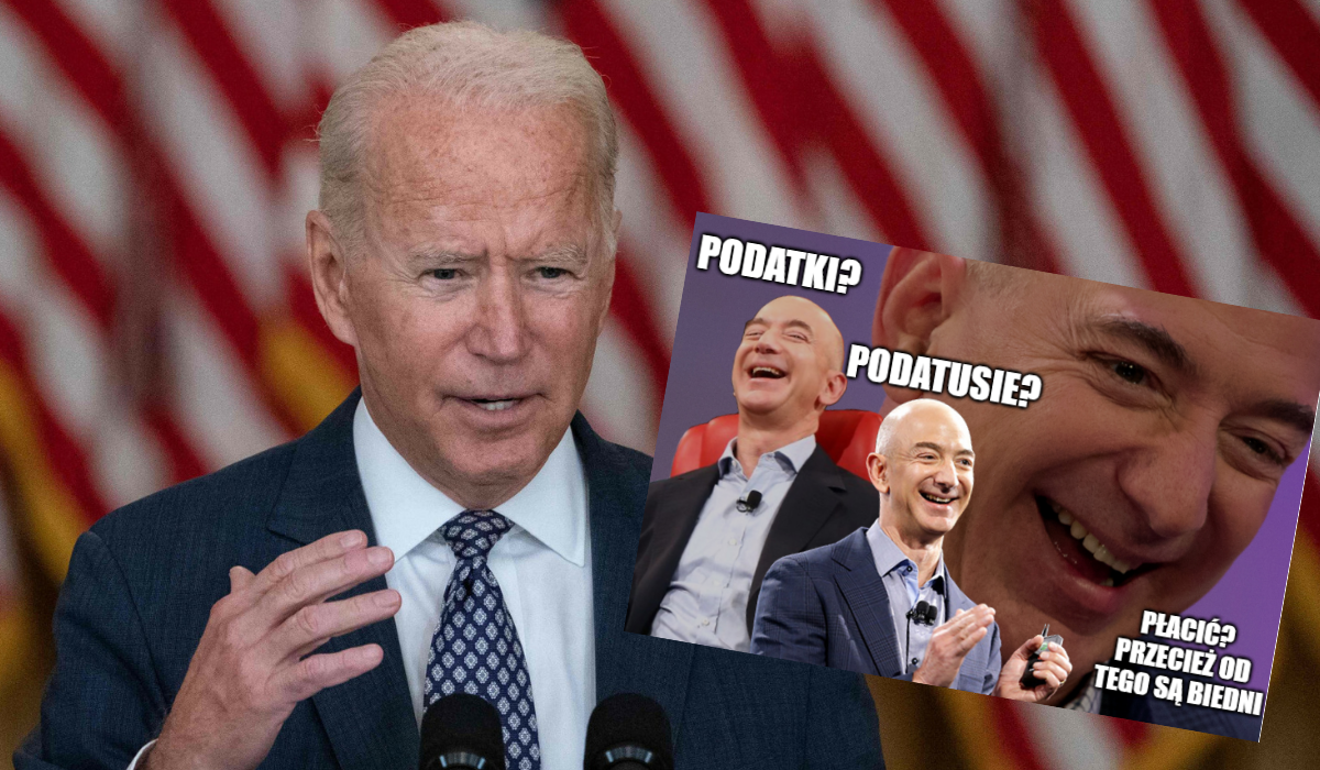 Biden: jeżeli najbogatsze korporacje "zapłacą sprawiedliwy udział" to pomoże na inflację, a Bezos odpisał, że nie pomoże