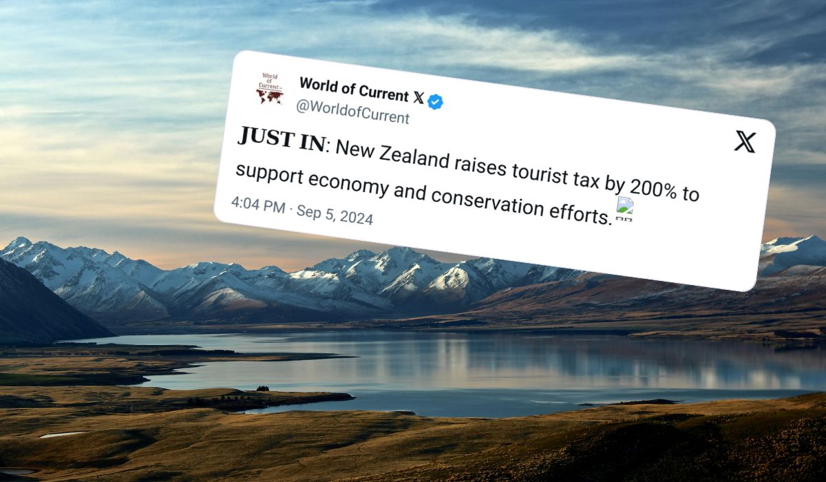 Nowa Zelandia chce, żeby turyści doceniali kraj także portfelem, podatek dla nich wzrośnie trzykrotnie