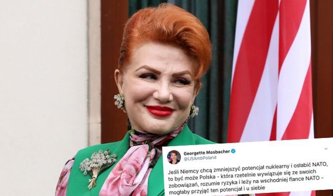Georgette Mosbacher sugeruje, że Polska powinna przejąć część arsenału nuklearnego NATO