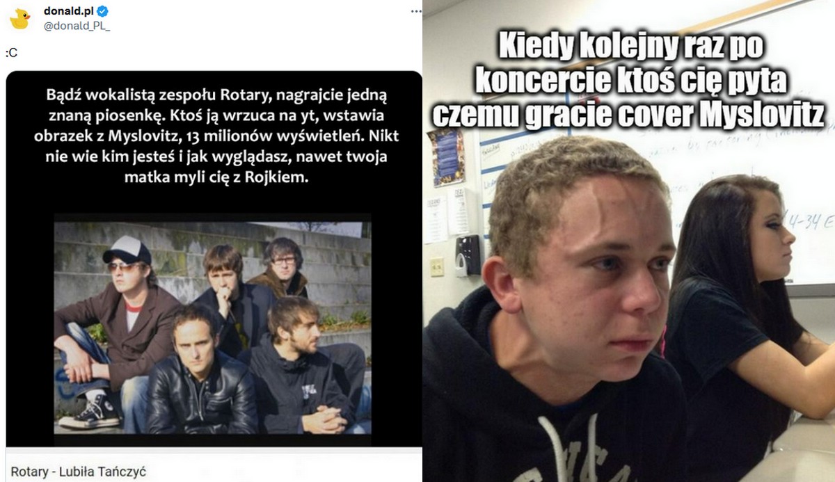 Zespół Rotary resetuje internet, zewsząd usuwane są ich utwory ze zdjęciami Myslovitz