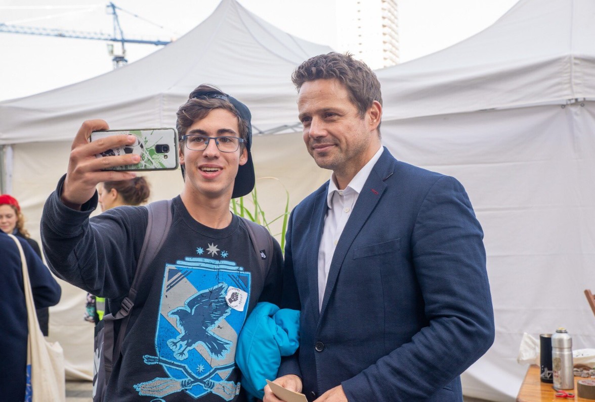 Trzaskowski wziął udział w strajku klimatycznym