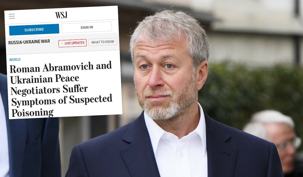 WSJ: Roman Abramowicz i ukraińscy negocjatorzy mieli objawy zatrucia po spotkaniu z Rosjanami