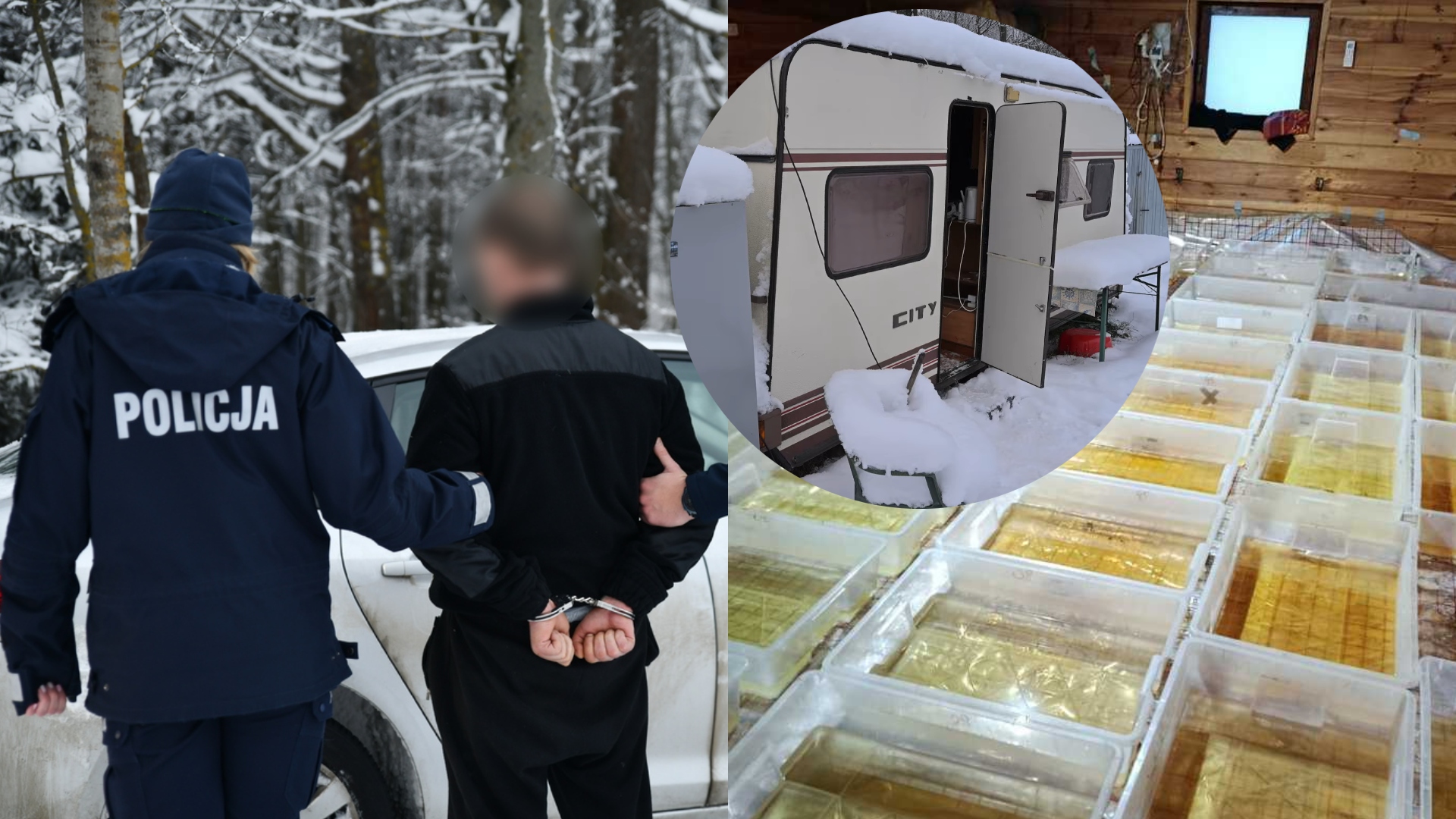 Policja nawiedziła podlaską "kryształową jaskinię", gdzie produkowano narkotyki na masową skalę