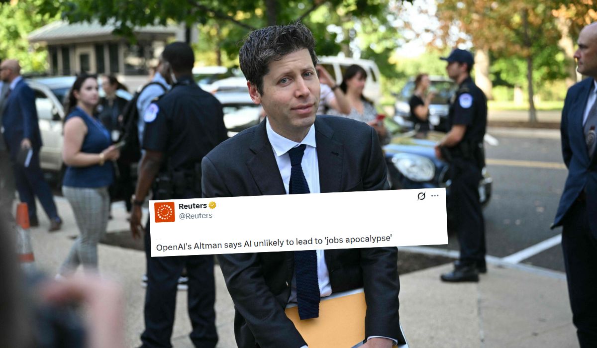 Sam Altman przyznał, że z tym zmiataniem miejsc pracy przez AI, to trochę mu się pomyliło