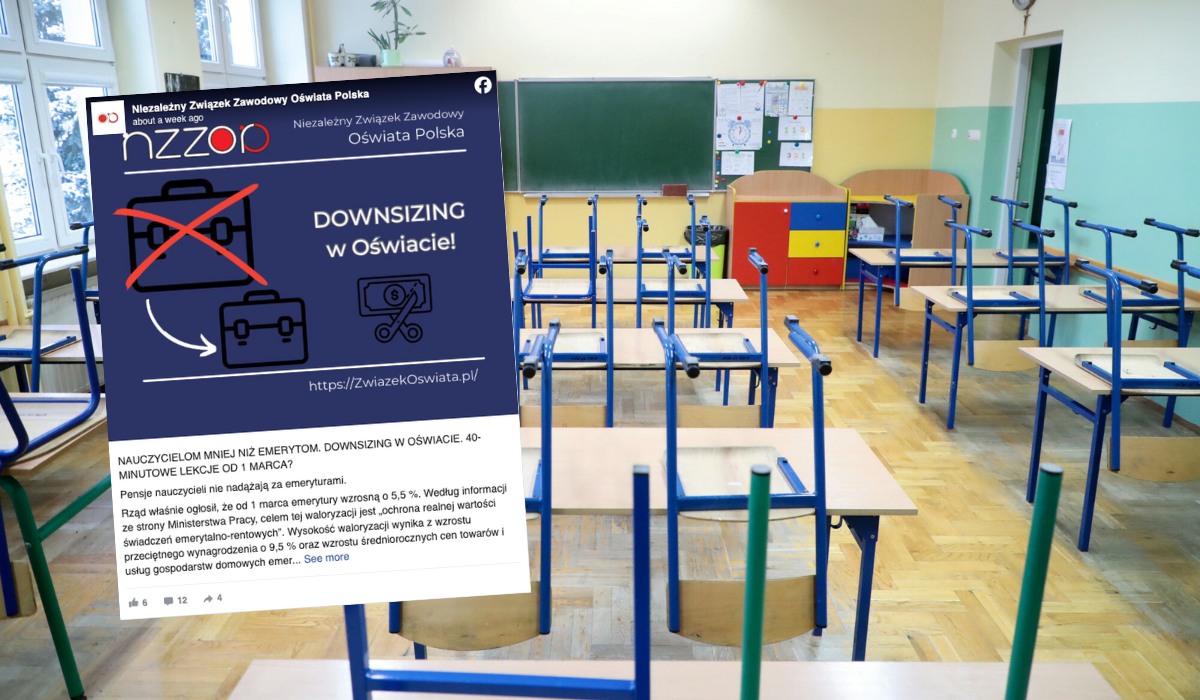 Związek zawodowy nauczycieli proponuje, że skoro nie ma podwyżek, to niech lekcje trwają 40 minut