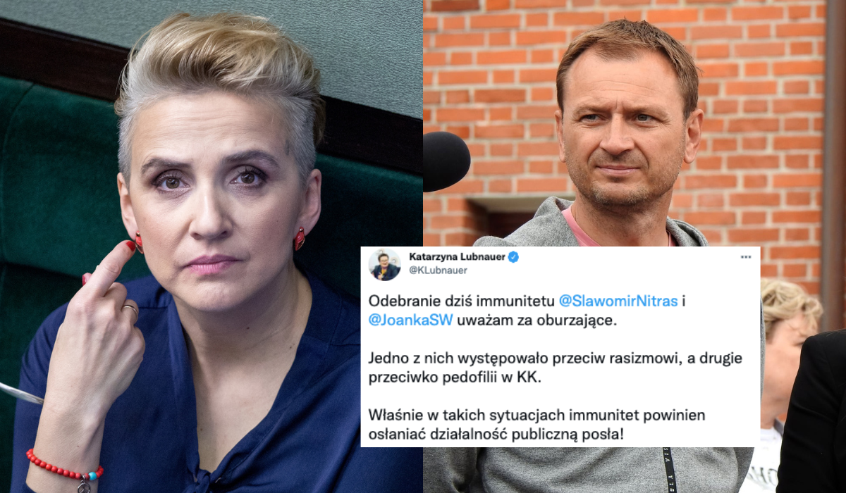 Posłowie Scheuring-Wielgus i Nitras mają uchylone immunitety za swoje protesty