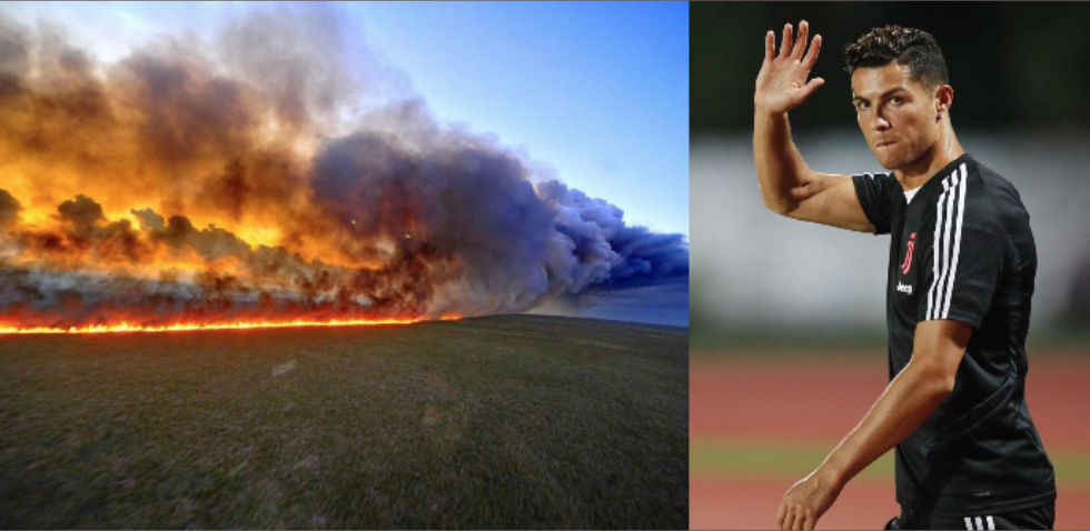 Ronaldo pisze o pożarach Amazonii: musimy ratować planetę