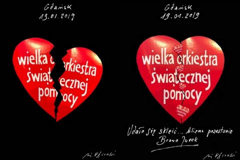 Andrzej Pągowski skleja serce