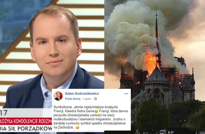 Andruszkiewicz: Francja porzuciła chrześcijańskie wartości na rzecz islamskich imigrantów