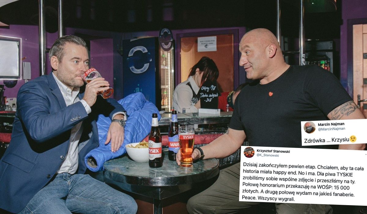 Nieoczekiwanie nastąpiło pokojowe przekazanie kurtki Najmana wylicytowanej na WOŚP