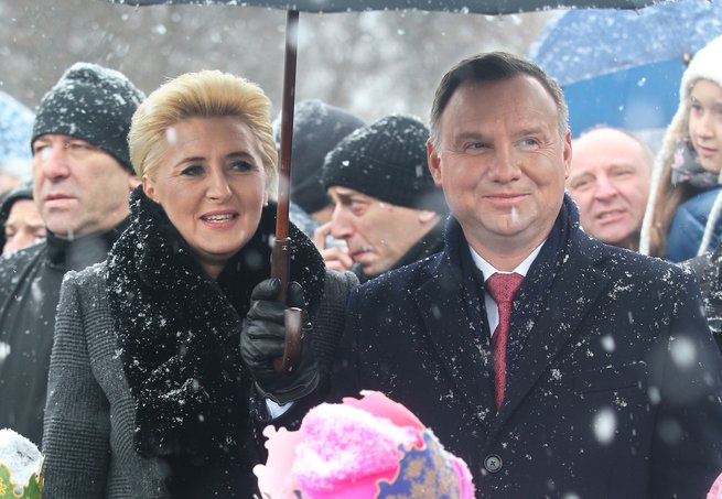 Andrzej Duda: moja żona bardzo dużo pracuje, ma codziennie mnóstwo spotkań, wyjazdów