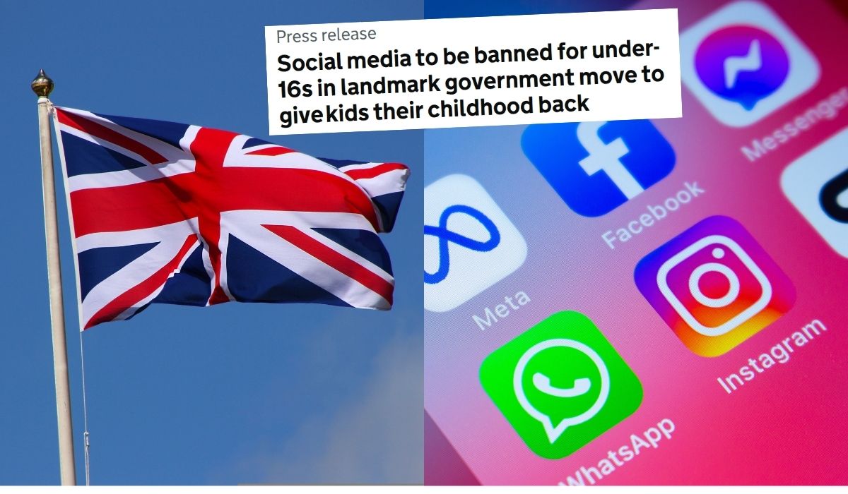 UK: rząd chce zbanować social media dla wszystkich poniżej 16. roku życia