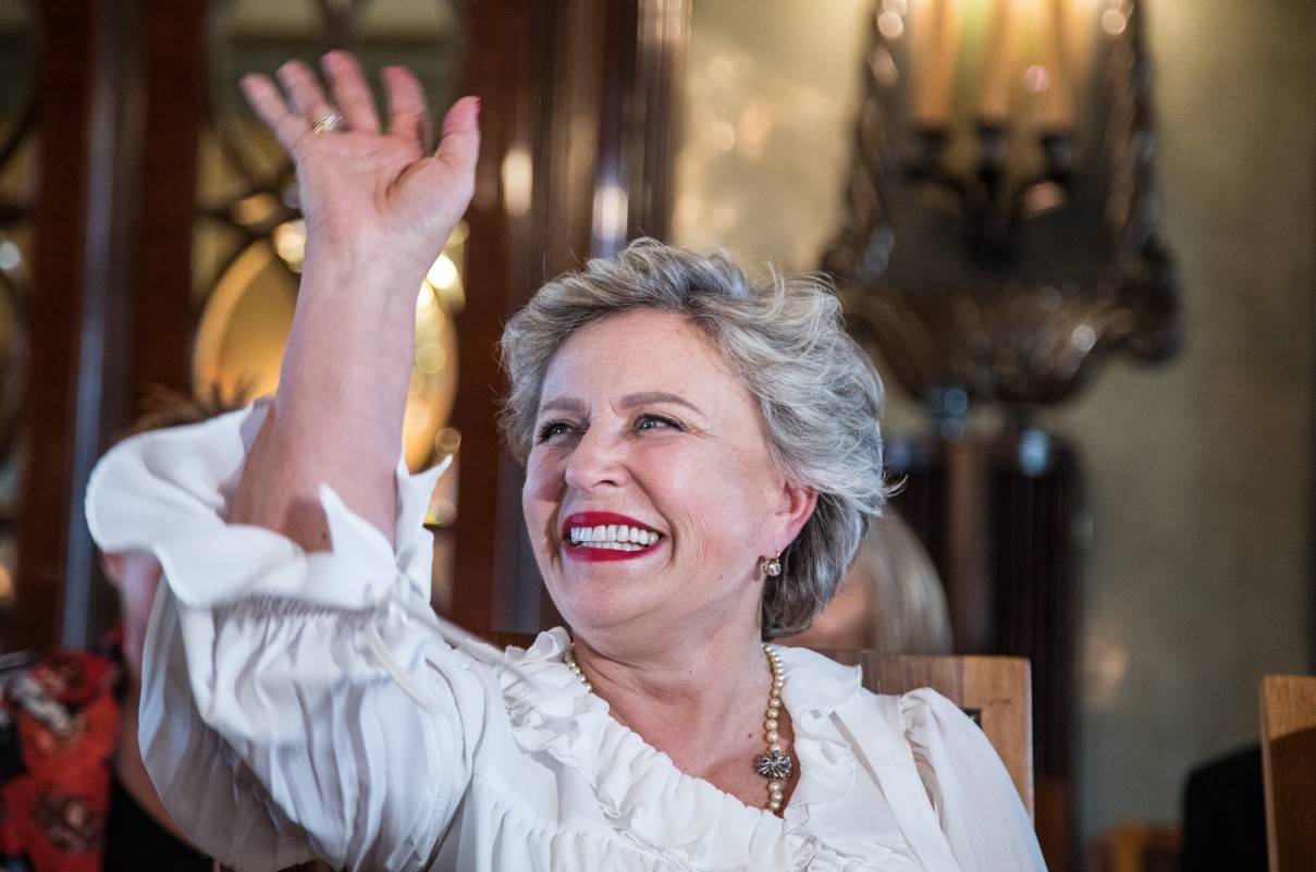 Krystyna Janda odebrała w Krakowie medal "Za Mądrość Obywatelską"