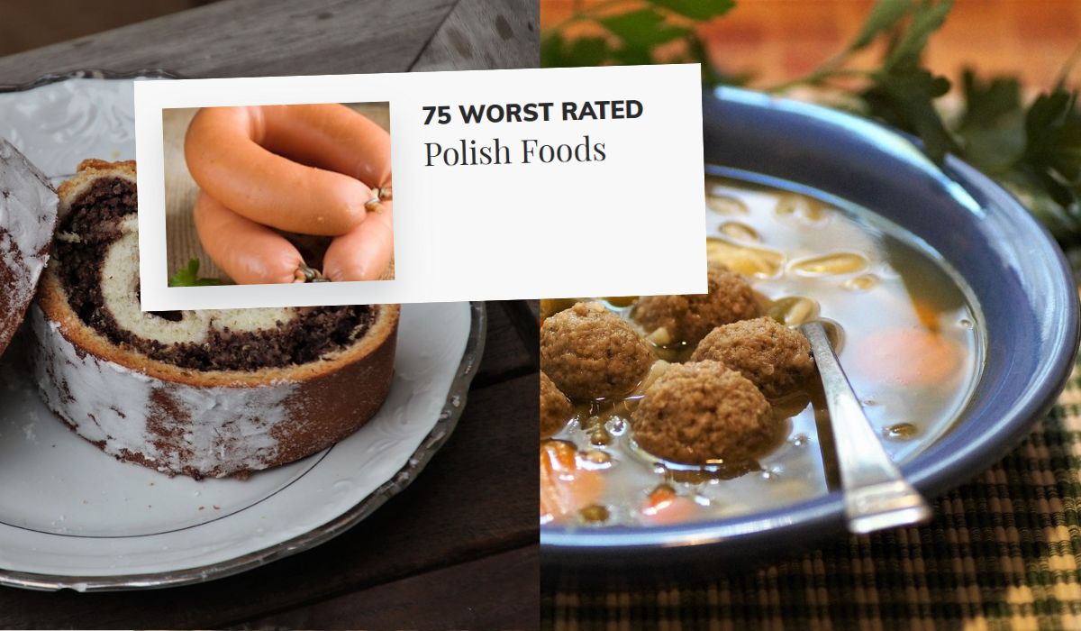 Taste Atlas: czernina okrzyknięta najmniej smaczną polską potrawą, niegodne uwagi są też makowiec oraz rurki z kremem