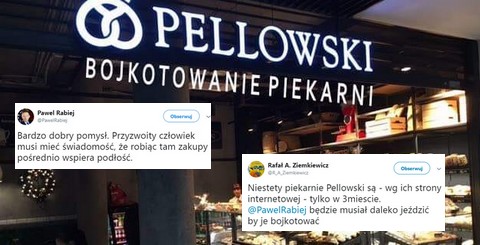 Rabiej wzywa do bojkotu piekarni przyjaciela rodziny Jankowskiego