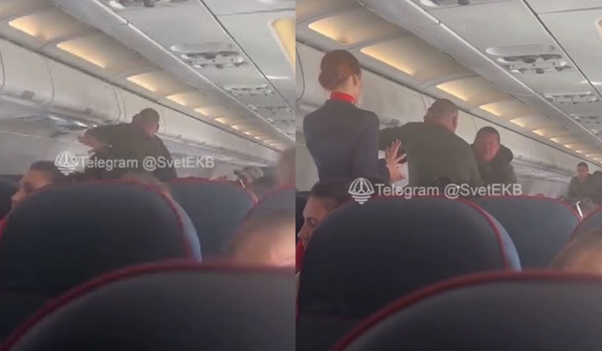 Rosja: żołnierze wracający z wojny pobili się w samolocie, obsługa się bała i tylko uspokajała