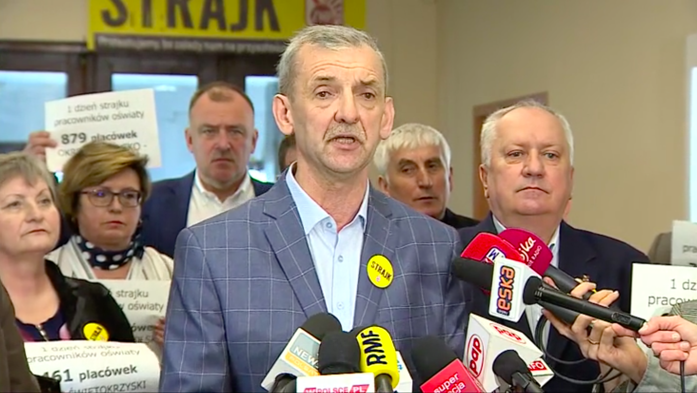 Broniarz: ponad 5 milionów na koncie funduszu strajkowego nauczycieli