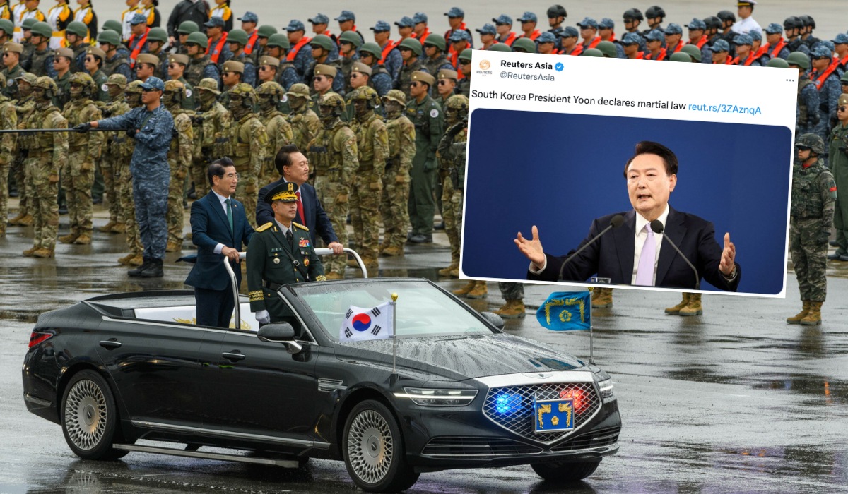 Chaos w Korei Południowej: prezydent wprowadził stan wojenny,  a parlament go cofnął 