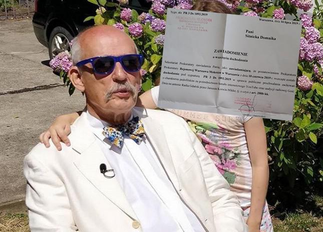 Prokuratura sprawdzi, czy Korwin pochwalał pe*ofilię 