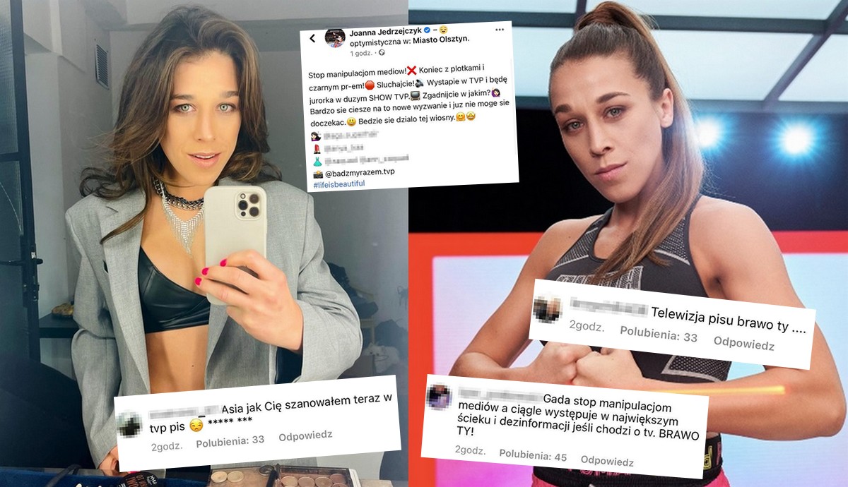 Joanna Jędrzejczyk tak ubolewała nad wolnością mediów, że aż została jurorką w show TVP