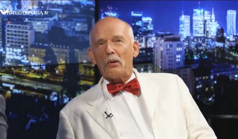 Korwin-Mikke nie żałuje, że spoliczkował Boniego. "Czego miałbym żałować?"