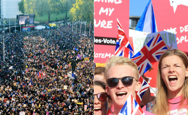 700 tysięcy osób na marszu w Londynie. Chcą powtórnego głosowania ws. brexitu