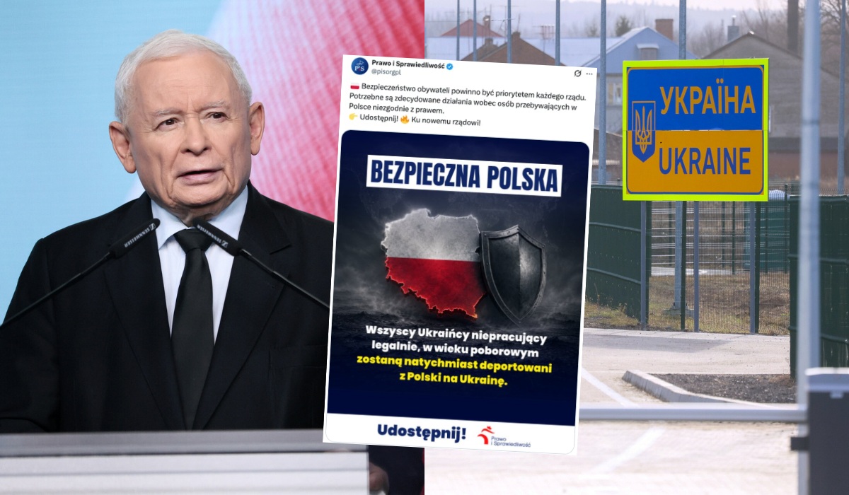 PiS zapowiada, że kiedy będzie rządzić, to Ukraińcy zostaną deportowani na wojnę