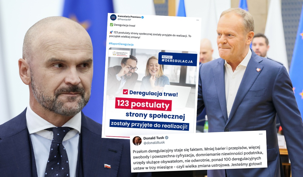 Tusk zapowiada największe zmiany od czasu wstąpienia do UE, ma być gęsto od deregulacji