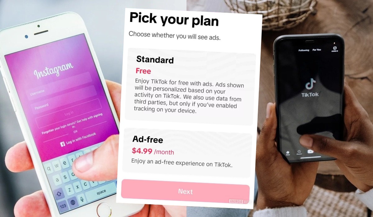 Facebook i Instagram bez reklam za 10 euro, wersję premium testuje też TikTok