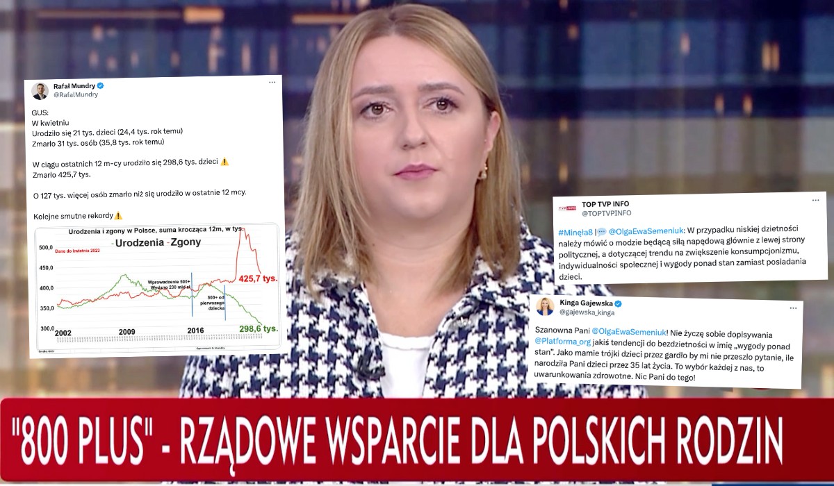 Semeniuk wyjaśnia, że ludzie nie chcą mieć dzieci, bo lubią żyć wygodnie i konsumować