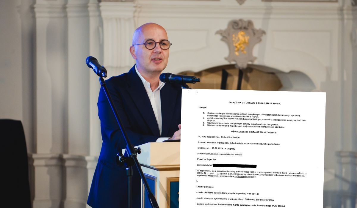 Poseł Kropiwnicki miał w 2024 roku 142 134,70 zł z najmu swoich mieszkań