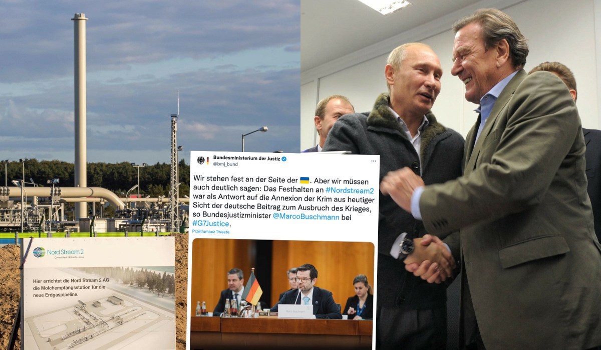 Niemiecki minister przyznał, że Niemcy są współwinne wojny w Ukrainie przez obstawanie przy Nord Stream 2