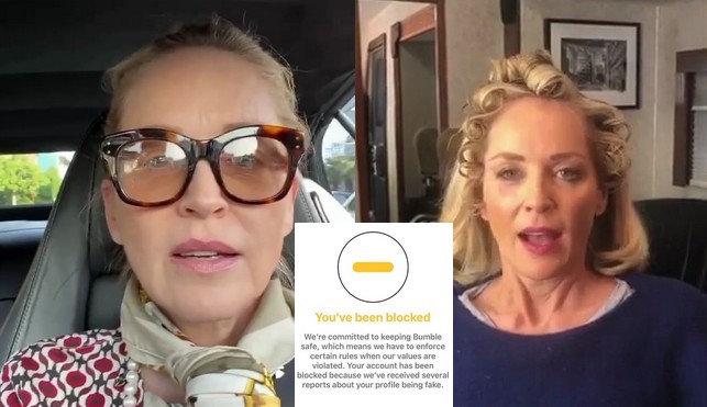 Profil Sharon Stone usunięty z aplikacji randkowej